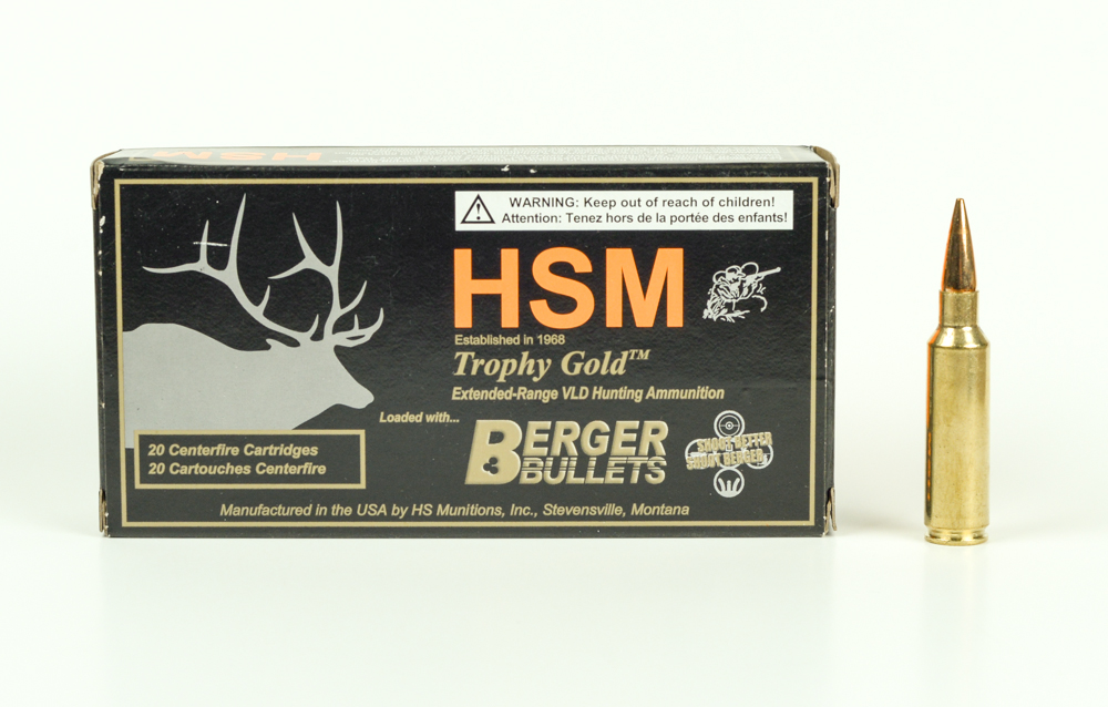 trophy gold ammo, ammunition, hunting ammo, berger bullets