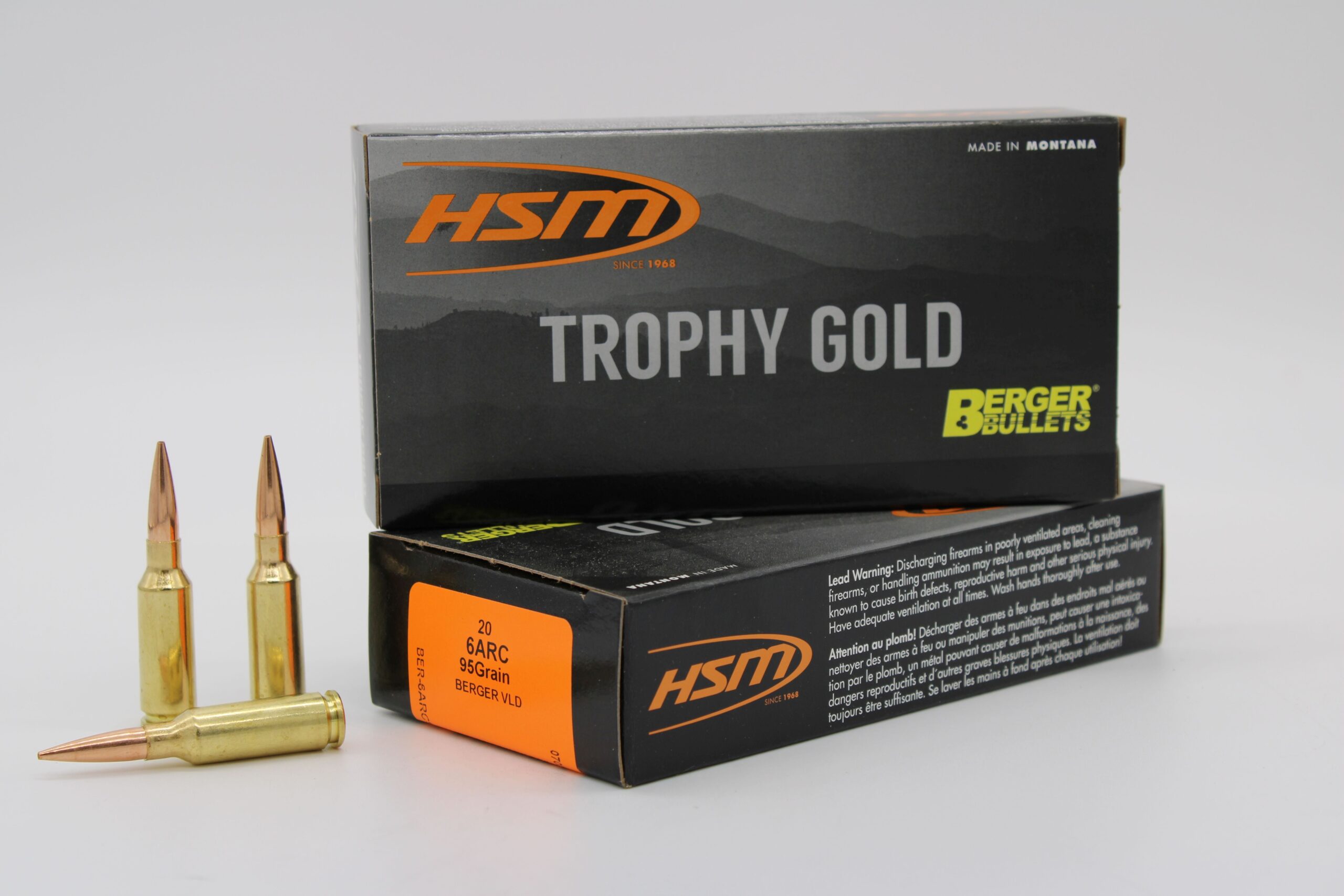 6mm ARC, 95gr, Berger VLD, 20 Rounds 6mm ARC, 95gr, Berger VLD, 20 Rounds